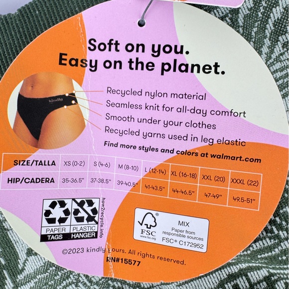 NWT Kindly Seamless 3 Pack Thongs - XXXL (22) - Picture 10 of 11